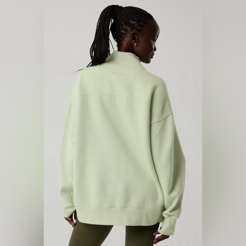 OFFLINE By Aerie Cloud Fleece Oversized Mockneck Sweatshirt - Picture 2 of 9